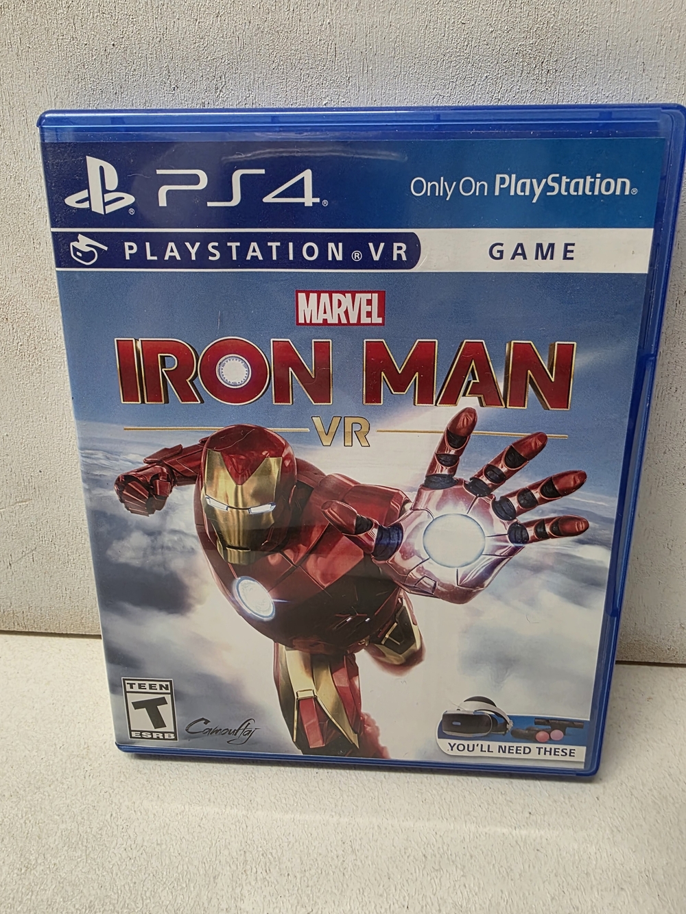 Marvel Iron Man VR PS4 PlayStation 4 PSVR Game Tested Working